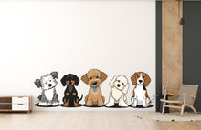 Load image into Gallery viewer, Dog wall decals, Grooming wall decor, Veterinary decals, Pet lover gift, Pet shop dog house wall vinyl decal, Pet wall vinyl decal 949RS