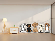 Load image into Gallery viewer, Dog wall decals, Grooming wall decor, Veterinary decals, Pet lover gift, Pet shop dog house wall vinyl decal, Pet wall vinyl decal 949RS