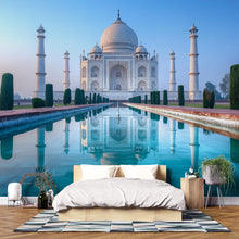 Load image into Gallery viewer, Taj Mahal Mural – India Wall Art Palace Wallpaper Vn946