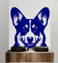 Load image into Gallery viewer, Corgi Dog wall decal Dog decor Dog kids Dog wall art Decal Dog Lover Animals Dog Wall Bathroom Wall Decals Stickers Vinyl 141DE