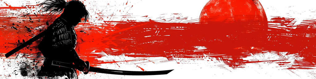 Samurai Car Wrap, Red Rising Sun JDM Vinyl Graphics for Sports Cars, Japanese Warrior Full Side Wrap, Drift Racing Gift, Custom Car