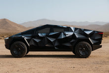 Load image into Gallery viewer, Futuristic Geometric Car Wrap, Matte Black Polygon Vinyl for Trucks and SUVs, Cyber Design Vehicle Wrap, Luxury Gift for Car Enthusiasts