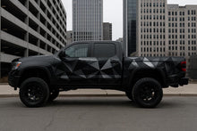 Load image into Gallery viewer, Matte Black Geometric Truck Wrap, Futuristic Polygon Vinyl Design for Pickup and SUV, Off-Road Car Wrap Gift for Him, Modern Holiday Vehicle