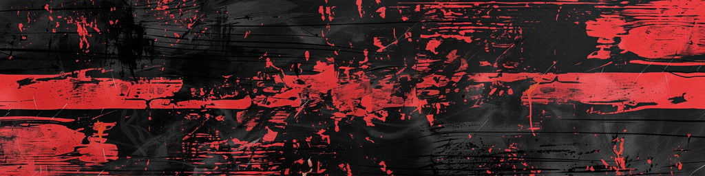 Red Black Distressed Car Wrap | Urban Grit Vinyl Design | Grunge Street Style Vehicle Wrap | Industrial Weathered Look Car Vinyl