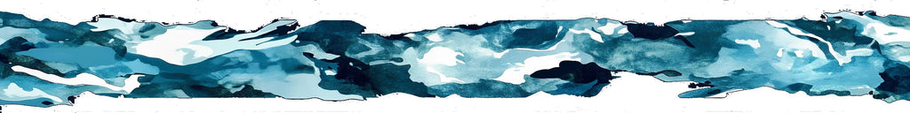 Blue Camo Marine Boat Wrap – Ocean Camouflage Vinyl Wrap – Custom Full Side Marine Wrap – Abstract Water Design – Premium Marine Grade Boat