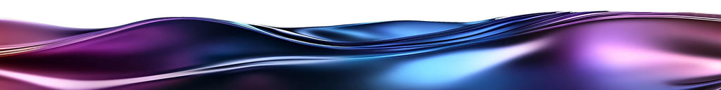 Electric Wave Spectrum Boat Wrap – Blue And Purple Metallic Vinyl Wrap – Custom Full Side Marine Wrap – Luxury 3D Glossy Boat Decal Design