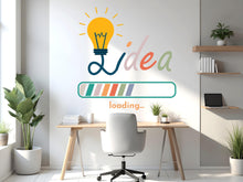 Load image into Gallery viewer, Idea Loading Office Wall Decal Idea Teamwork Business Worker Inspire Office Decoration Motivation Stickers Mural Unique Gift 947RS