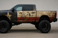 Load image into Gallery viewer, Texas Flag Truck Wrap | Distressed Lone Star Vinyl Design | Custom Off-Road Wrap | Gift For Texans &amp; Truck Lovers | Rustic American Pride