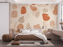 Load image into Gallery viewer, Boho Shapes Wallpaper Boho Peel and Stick Boho room Wallpaper Nursery Self Adhesive Boho shapes nursery decor Mural 973RS
