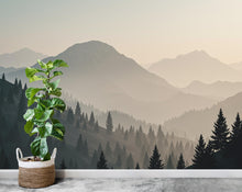 Load image into Gallery viewer, 3D Mountain Wallpaper Peel and Stick Mountain room Wallpaper Nursery Self Adhesive Mountain nursery decor Mural 975RS