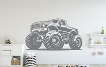 Load image into Gallery viewer, Monster Truck Wall Decal, Monster Truck wall stickers, Monster Truck Wall sticker, Monster Truck wall art Kids room Decal Nursery 150DE