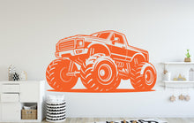 Load image into Gallery viewer, Monster Truck Wall Decal, Monster Truck wall stickers, Monster Truck Wall sticker, Monster Truck wall art Kids room Decal Nursery 150DE
