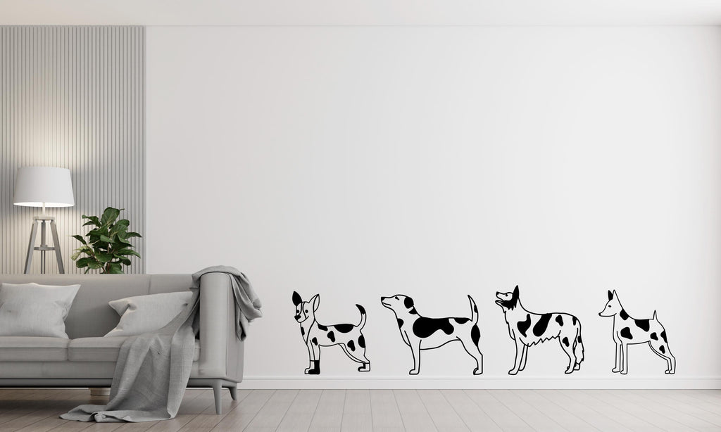 Dog wall decal Dog decor Dog kids Dog wall art Decal Dog Lover Animals Pet wall decal Dog Themed Wall decor Wall Decals Stickers Vinyl 693LU