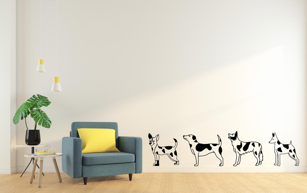 Dog wall decal Dog decor Dog kids Dog wall art Decal Dog Lover Animals Pet wall decal Dog Themed Wall decor Wall Decals Stickers Vinyl 693LU