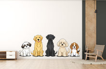 Load image into Gallery viewer, Dog wall decals, Grooming wall decor, Veterinary decals, Pet lover gift, Pet shop dog house wall vinyl decal, Pet wall vinyl decal 948RS