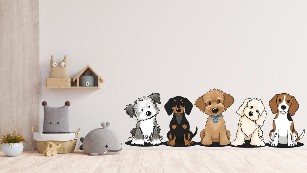 Dog wall decals, Grooming wall decor, Veterinary decals, Pet lover gift, Pet shop dog house wall vinyl decal, Pet wall vinyl decal 949RS
