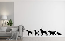 Load image into Gallery viewer, Dog wall decals, Grooming wall decor, Vetirinary decals, Pet lover gift, Pet shop dog house wall vinyl decal, Pet wall vinyl decal 694LU