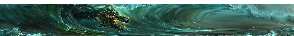 Emerald Sea Dragon Boat Wrap – Green Ocean Dragon Vinyl Wrap – Marine Grade Full Side Decal – Mythic Sea Creature Design – Custom High-Gloss
