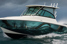 Load image into Gallery viewer, Kraken Attack Boat Wrap – Deep Sea Octopus Monster Marine Vinyl for Fishing Boats, Cruisers &amp; Speed Boats | Ocean Beast Boat Graphics