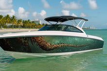 Load image into Gallery viewer, Kraken Reach Boat Wrap – Giant Octopus Tentacle Vinyl Wrap – Marine Grade Full Side Boat Decal – Realistic Ocean Depth Design