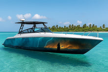 Load image into Gallery viewer, Poseidon’s Wrath Boat Wrap – Mythic Ocean God Storm Scene Marine Vinyl | Lightning Sky &amp; Deep Sea Design for Sport Boats