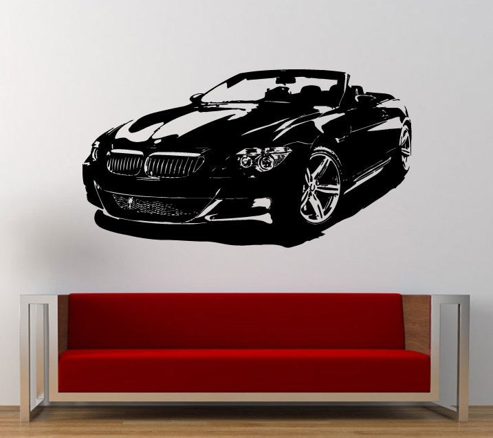 Street Racing Sport Tuning Car Vehicle European Exotic Wall Decal Sticker Vinyl Mural Leaving Bedroom Room Home Decor FREE SHIPPING L281