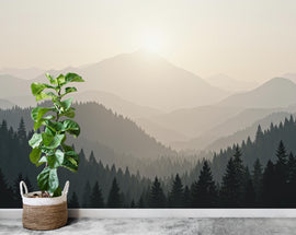 3D Mountain Wallpaper Peel and Stick Mountain room Wallpaper Nursery Self Adhesive Mountain nursery decor Mural 974RS