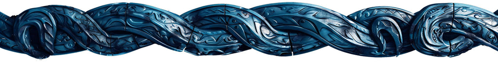 Nordic Blue Wave Boat Wrap – Custom Marine Vinyl Design for Speedboats, Cigar Boats & Luxury Watercraft | Ocean-Inspired Boat Wrap