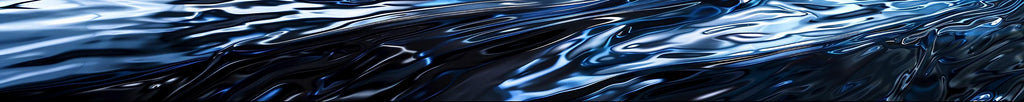 Midnight Liquid Metal Boat Wrap – Glossy Black Chrome Marine Vinyl | Luxury Yacht & Sport Boat Wrap | Reflective Metallic Wave Design