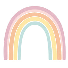 Load image into Gallery viewer, Pastel Rainbow Wall Decal for Nursery – Large Soft Rainbow Sticker, Baby Room Wall Art, Gender Neutral Kids Room Decor, Peel &amp; Stick