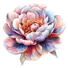Load image into Gallery viewer, Large Floral Wall Decal for Bedroom • Oversized Peony Wall Sticker • Watercolor Flower Mural • Boho Wall Art Decor • Peel &amp; Stick Home Decor