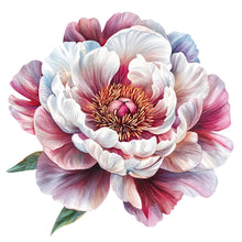 Load image into Gallery viewer, Large Peony Wall Decal • Oversized Watercolor Flower Wall Sticker • Bedroom Feature Wall Mural • Floral Peel &amp; Stick Decor • Boho Home Art