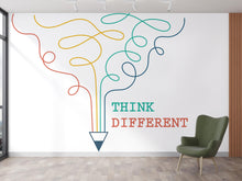 Load image into Gallery viewer, Think Different Office Wall Decal Idea Teamwork Business Worker Inspire Office Decoration Motivation Stickers Mural Unique Gift 978RS