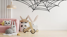 Load image into Gallery viewer, Spider web wall decal Spider web wall sticker Nursery kids room decor Halloween funny scary vinyl art decor Halloween Spooky web decal 697LU