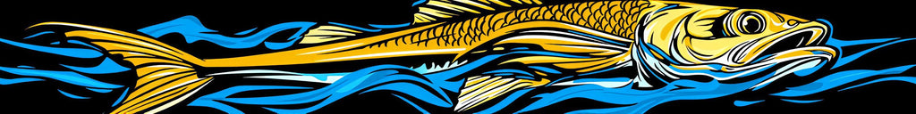 Golden Tarpon Boat Wrap – Striking Full-Color Marine Vinyl Design for Sport Boats, Fishing Boats & Offshore Cruisers | Custom Tarpon Boat