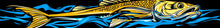 Load image into Gallery viewer, Golden Tarpon Boat Wrap – Striking Full-Color Marine Vinyl Design for Sport Boats, Fishing Boats &amp; Offshore Cruisers | Custom Tarpon Boat