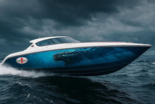 Load image into Gallery viewer, Abyss Predator Boat Wrap – Deep Sea Creature Marine Vinyl for Sport Boats, Cruisers &amp; Offshore Fishing | Underwater Monster Boat Graphics
