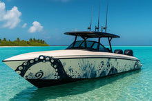 Load image into Gallery viewer, Kraken Reach Boat Wrap – Tentacle Ocean Design Marine Vinyl for Sport Boats, Cruisers &amp; Offshore Fishing | Nautical Deep Sea Graphic Wrap