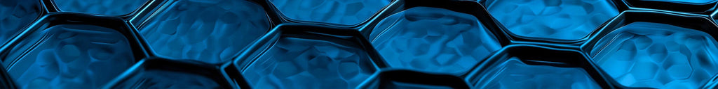 Blue Hex Boat Wrap – Modern Geometric Marine Vinyl | 3D Honeycomb Texture for Sport Boats, Center Consoles, and Fishing Boats