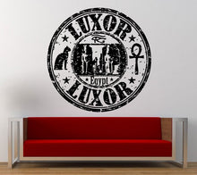 Load image into Gallery viewer, Luxor Egypt Stamp Wall Decal Sticker Vinyl Mural Leaving Bedroom Room Home Decor FREE SHIPPING L327