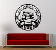 Load image into Gallery viewer, Bangkok Thailand Stamp Wall Decal Sticker Vinyl Mural Leaving Bedroom Room Home Decor FREE SHIPPING L337
