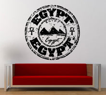 Load image into Gallery viewer, Egypt Stamp Wall Decal Sticker Vinyl Mural Leaving Bedroom Room Home Decor FREE SHIPPING L349