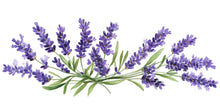Load image into Gallery viewer, Lavender Wall Decal, Large Floral Wall Sticker, Watercolor Lavender Mural, Botanical Bedroom Decor, Peel and Stick Flower Art, Cottagecore