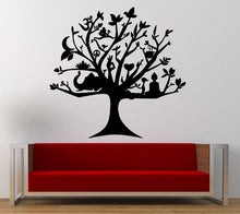 Load image into Gallery viewer, Yoga Ohm Floral Tree Ganesha Elephant Meditation Wall Decal Sticker Vinyl Mural Leaving Bedroom Room Home Decor FREE SHIPPING L357
