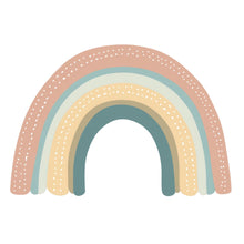 Load image into Gallery viewer, Pastel Rainbow Wall Decal for Nursery – Large Kids Room Rainbow Sticker • Neutral Baby Room Decor • Peel &amp; Stick Rainbow Mural • Playroom