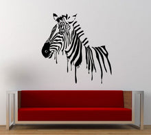 Load image into Gallery viewer, Melting Zebra Bar Code Wall Decal Sticker Vinyl Mural Leaving Bedroom Room Home Decor FREE SHIPPING L364