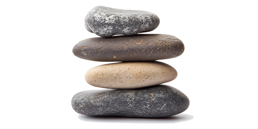 Stacked Stones Wall Decal • Large Zen Rock Mural for Bedroom • Spa Meditation Wall Art • Peel and Stick Stone Sticker • Calm Nature Decor