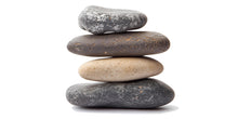 Load image into Gallery viewer, Stacked Stones Wall Decal • Large Zen Rock Mural for Bedroom • Spa Meditation Wall Art • Peel and Stick Stone Sticker • Calm Nature Decor