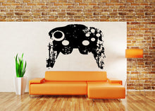 Load image into Gallery viewer, Wall Decal Vinyl Sticker Decals Peal And Stick Cheap Decor Art Gaming Games Game Controller Joystick Abstract Look L379