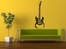 Load image into Gallery viewer, Wall Decal Vinyl Sticker Decals Peal And Stick Cheap Decor Art Rock Electric Music Guitar Words Amp Groove Play Idol Tune Lyric Chord L385